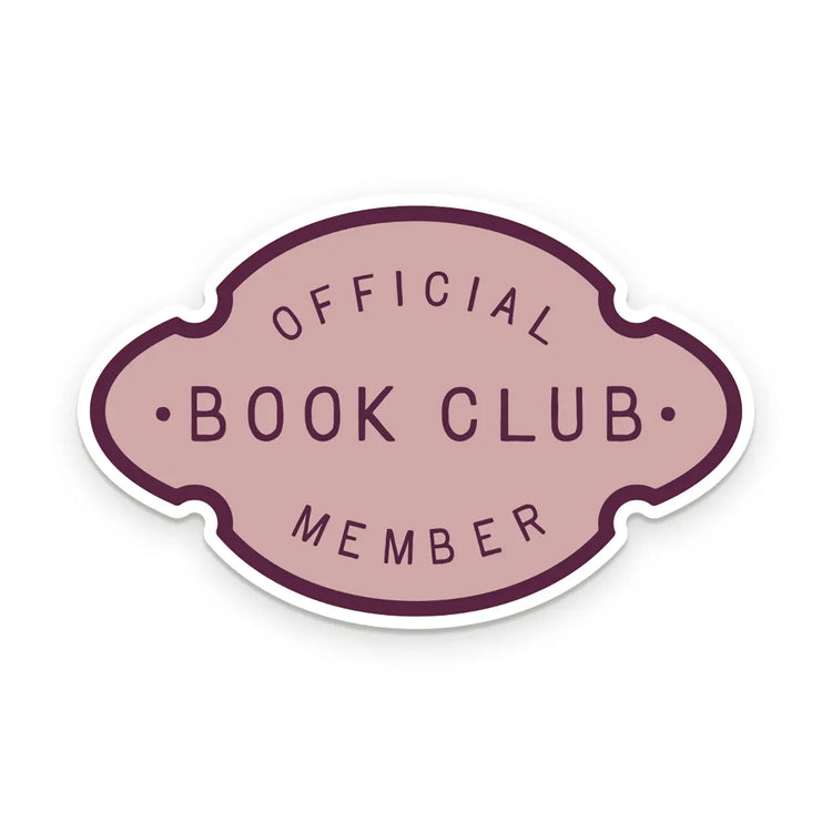 Official Book Club Member Sticker