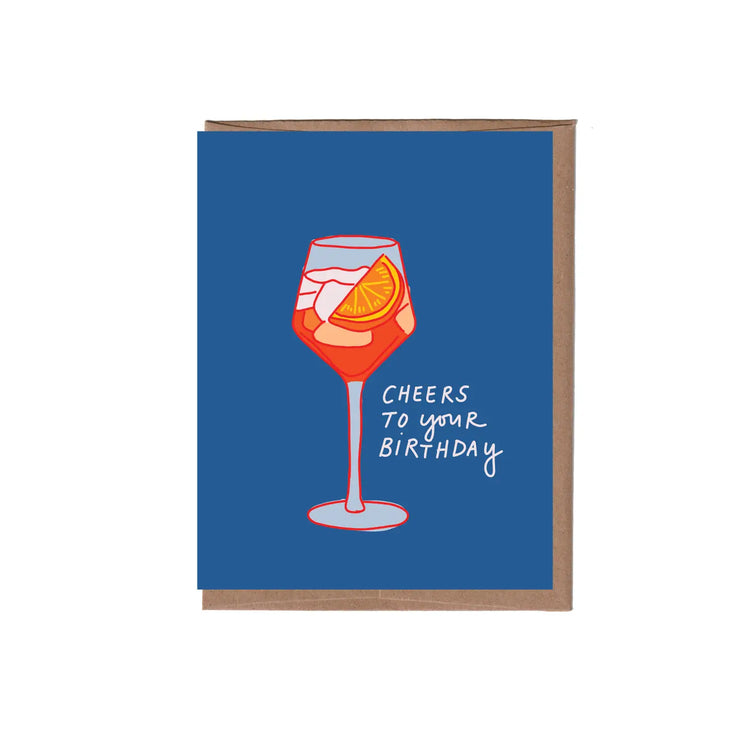 Aperol Spritz Birthday Greeting Card