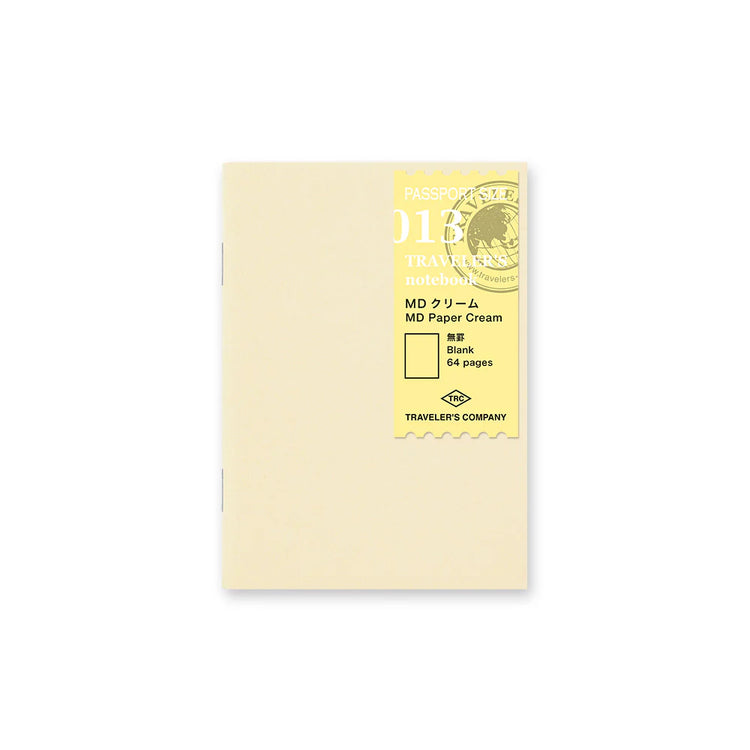 Traveler's Company Passport Size Refill - MD Cream