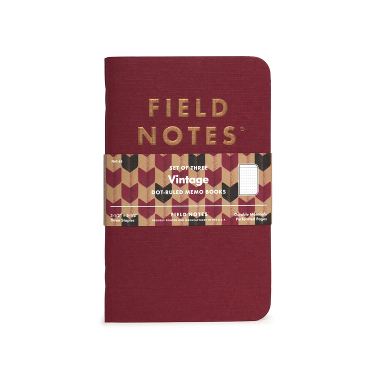 Vintage 3-Pack Notebooks