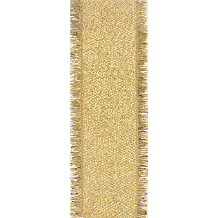 Gold Fringe Ribbon - 1.5''