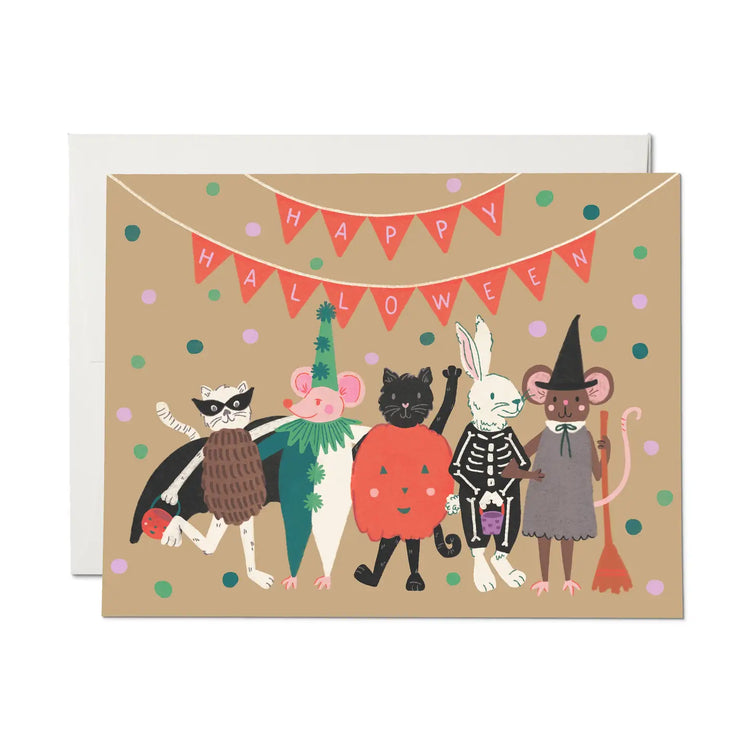 Halloween Critters Greeting Card