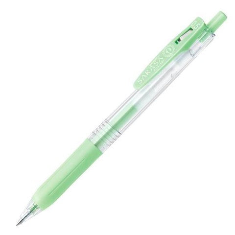 Milk Green Sarasa Clip Gel Pen