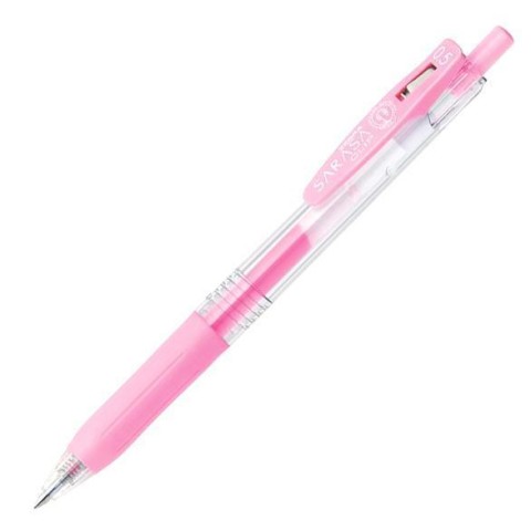 Milk Pink Sarasa Clip Gel Pen