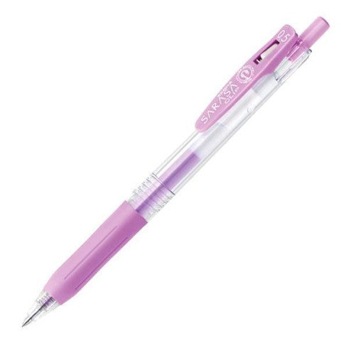Milk Purple Sarasa Clip Gel Pen