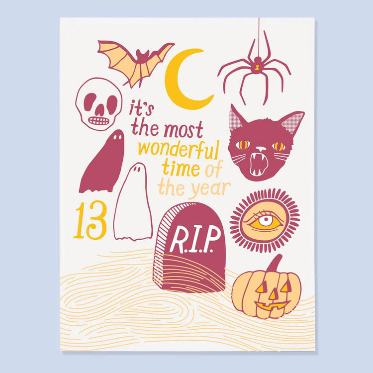 Most Wonderful Time Halloween Card