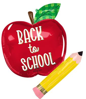Back to School Apple Balloon