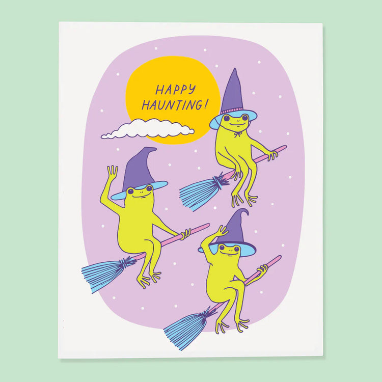 Happy Haunting Halloween Card