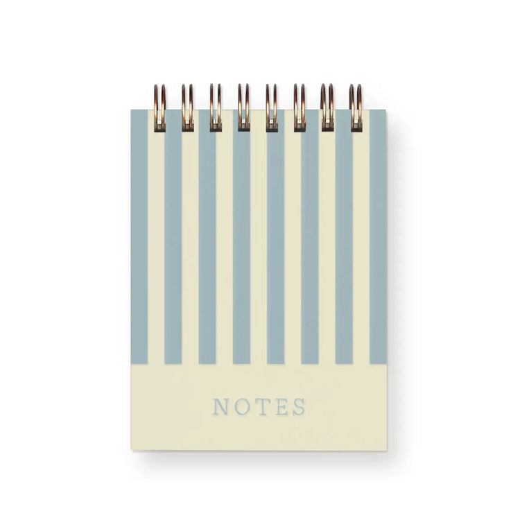 Notes Stripe Mini Jotter Notebook