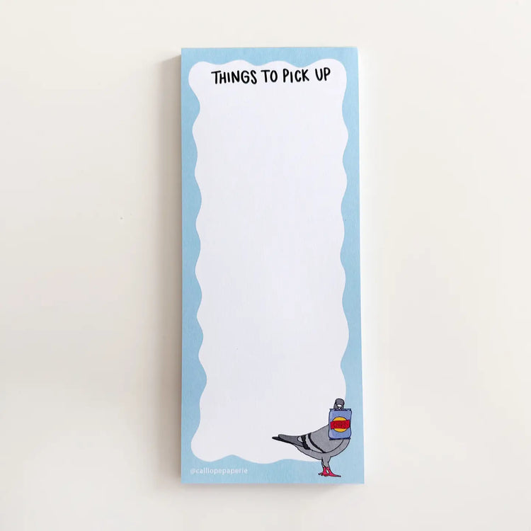 Things To Pick Up Pigeon Notepad