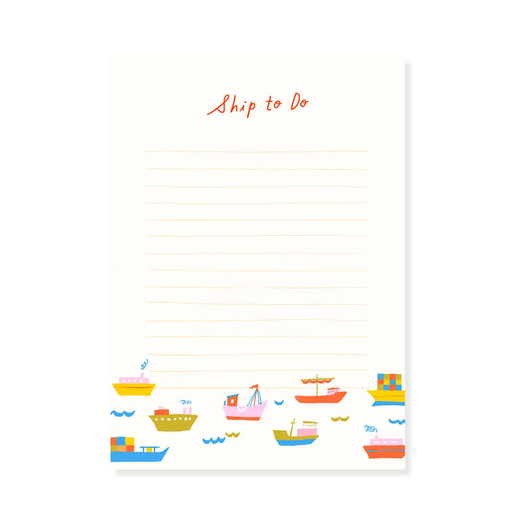 Ship To Do Notepad