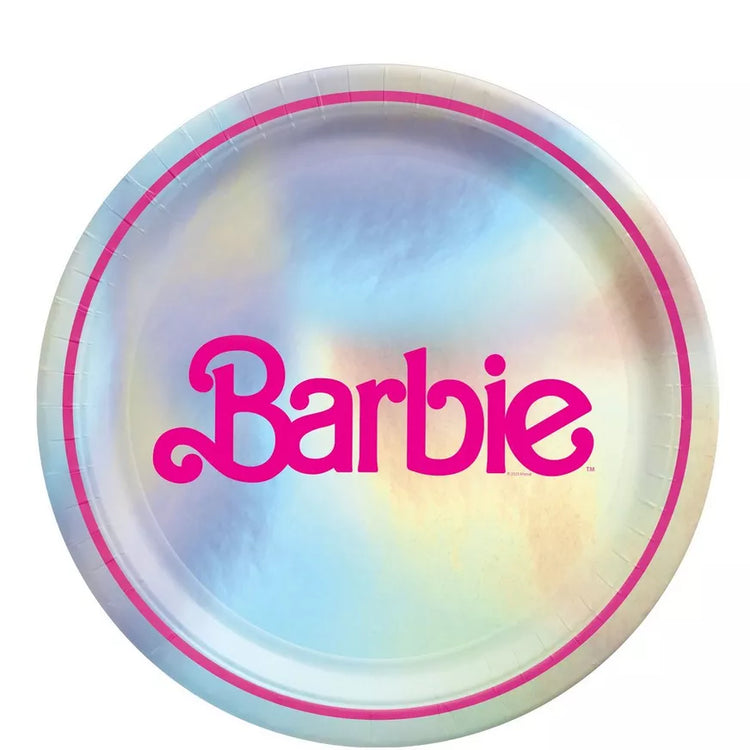 Barbie Metallic Dinner Plate