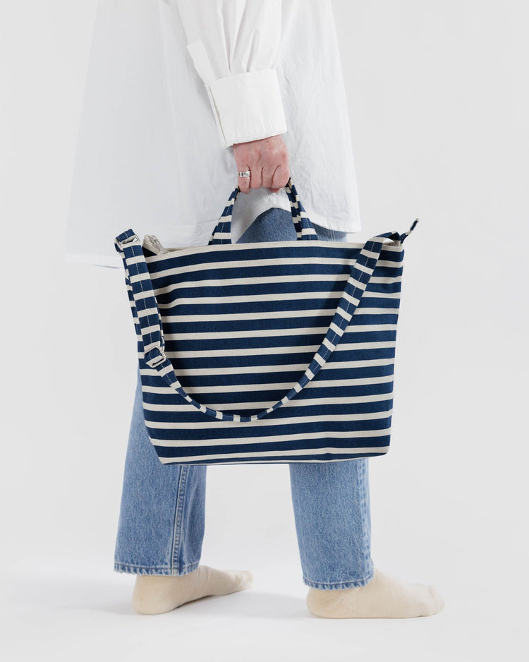 Navy Stripe Duck Bag