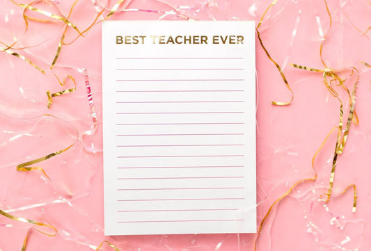 Teacher Appreciation Notepad
