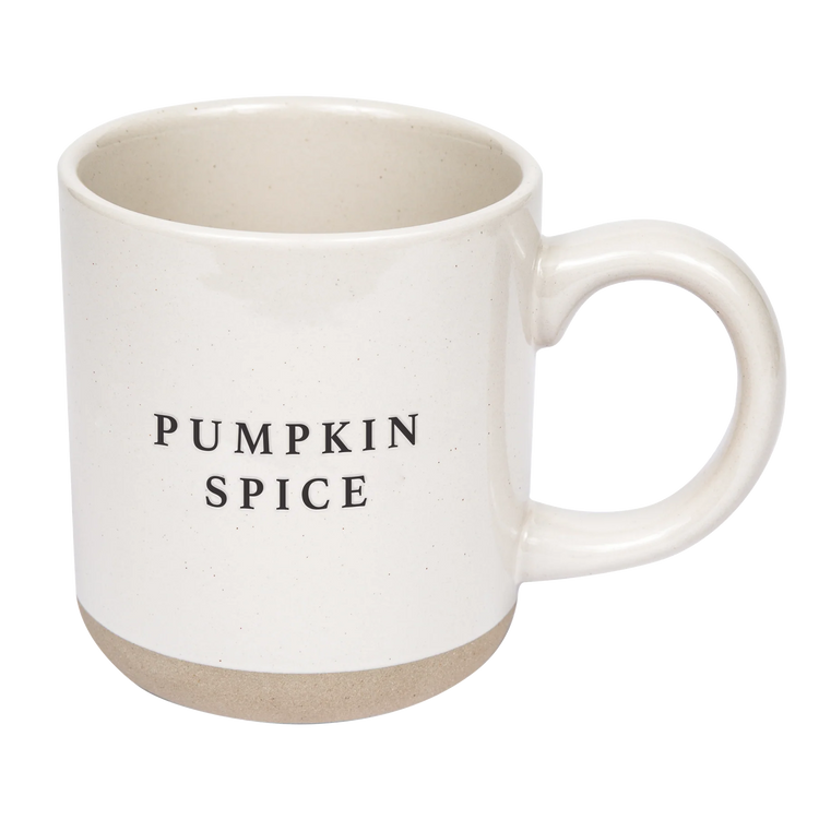 Pumpkin Spice Stoneware Coffee Mug
