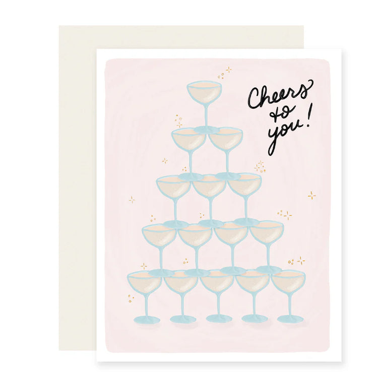 Cheers To You - Congratulations Card