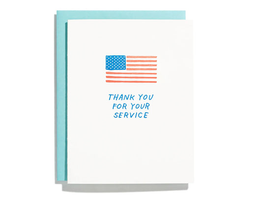 Thank You for your Service Greeting Card