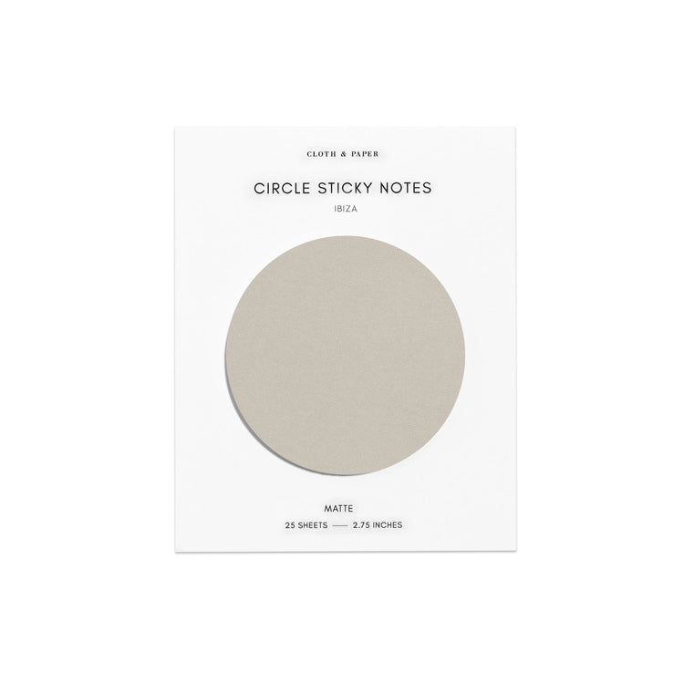 Circle Sticky Notes - Ibiza