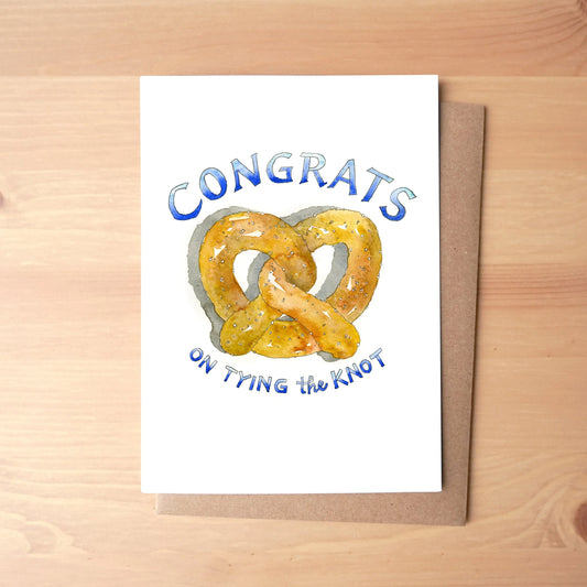 Congrats on Tying the Knot Greeting Card