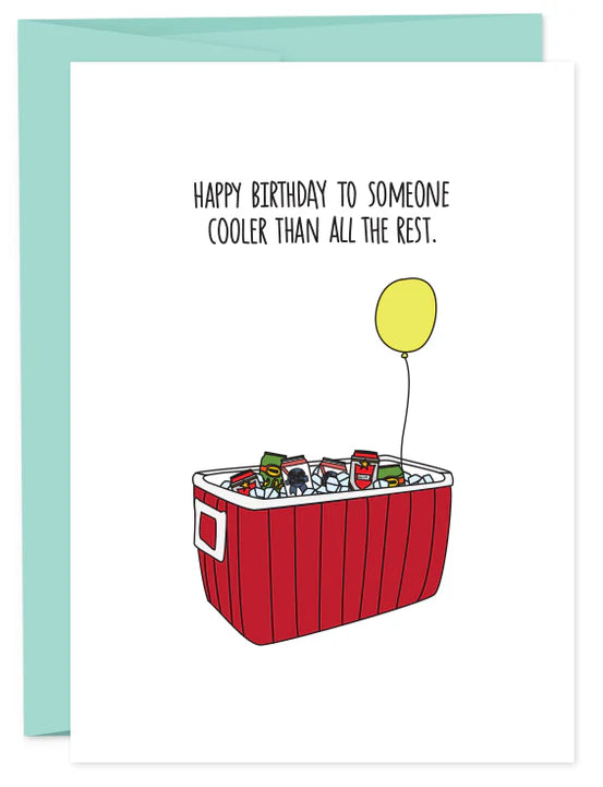 Cooler Than the Rest Birthday Card