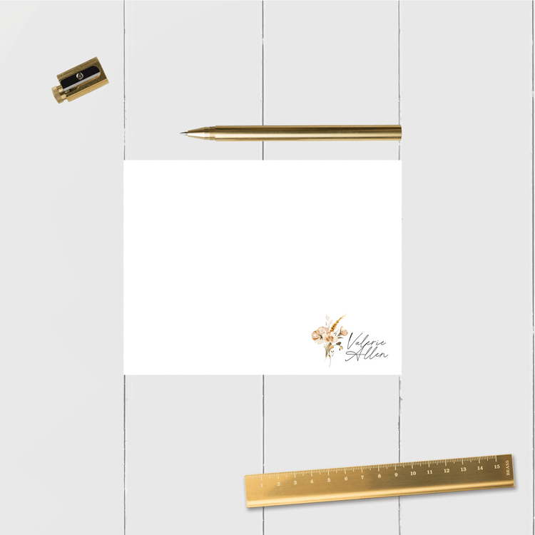 Floral Bouquet Personalized Stationery