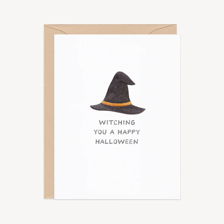 Witching You a Happy Halloween Card