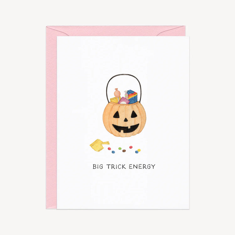 Big Trick Energy Halloween Card