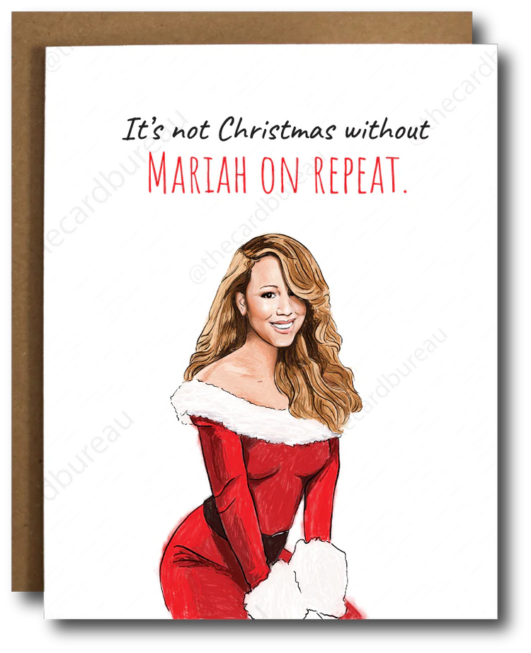 Mariah On Repeat Holiday Card