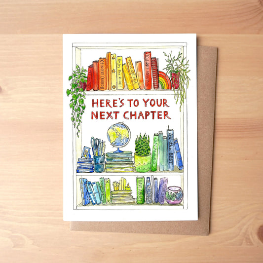 Here's To Your Next Chapter Greeting Card