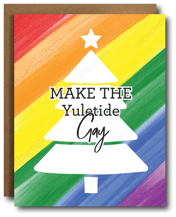 Yuletide Gay Greeting Card