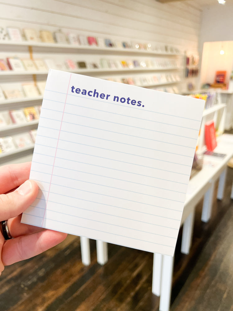 Teacher Appreciation Notepad Gift Set