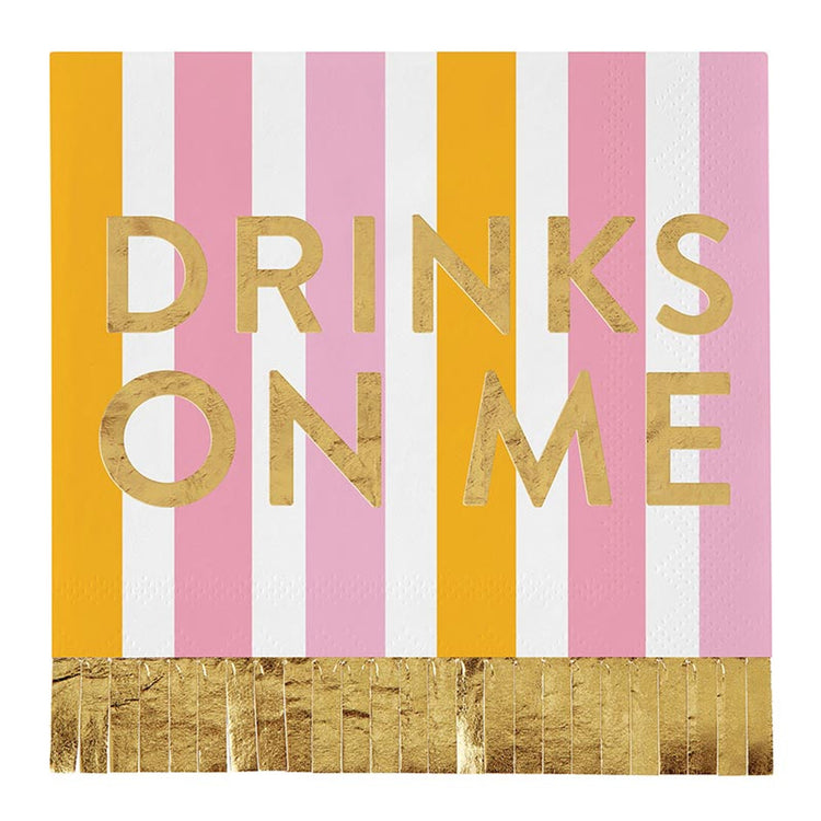Drinks on Me Napkins