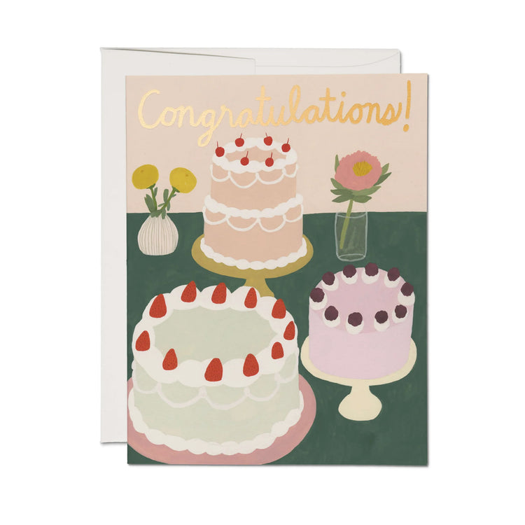 Cake Celebration Greeting Card