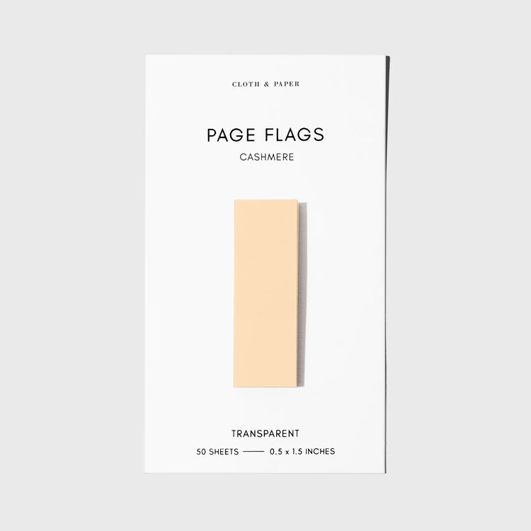 Transparent Page Flags - Cashmere