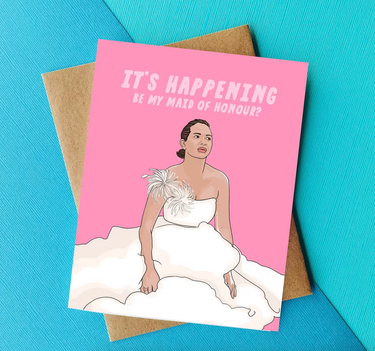 Maid of Honor Proposal Card