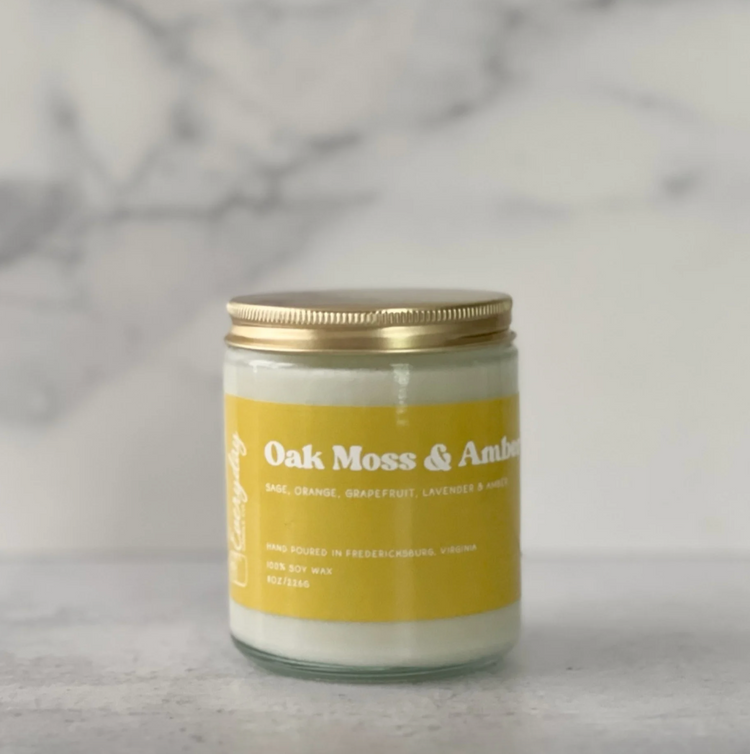 Oakmoss & Amber Soy Candle