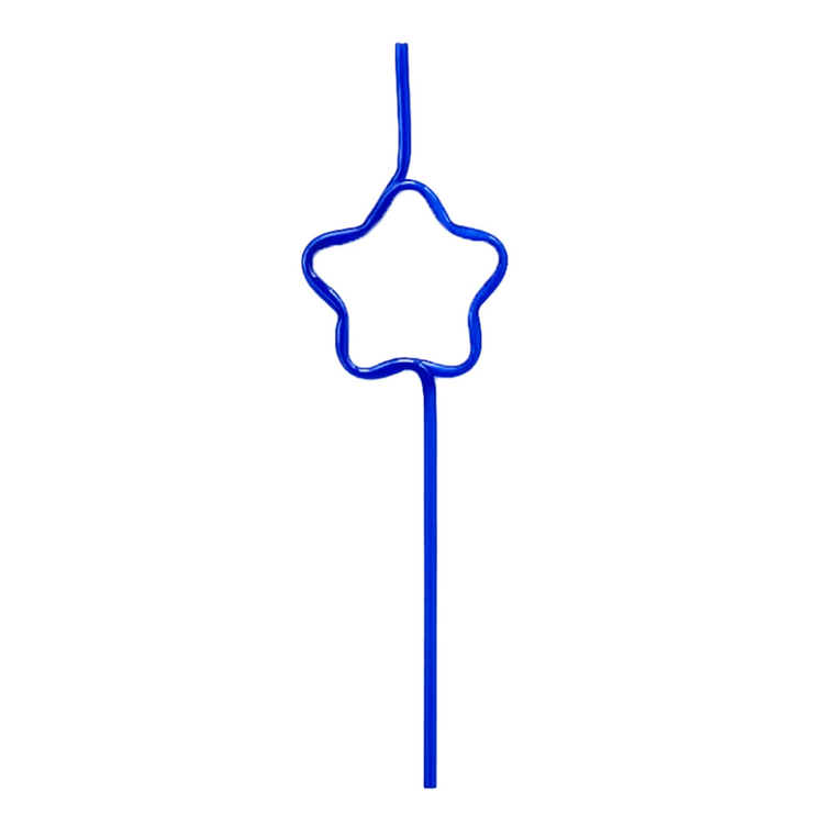Patriotic Star Straw