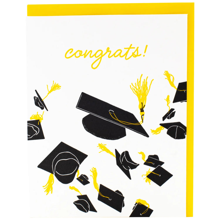 Cap Toss Graduation Card