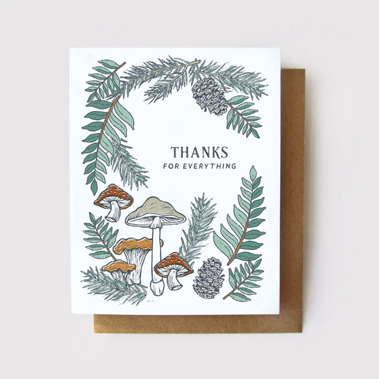 Thanks for Everything Greeting Card