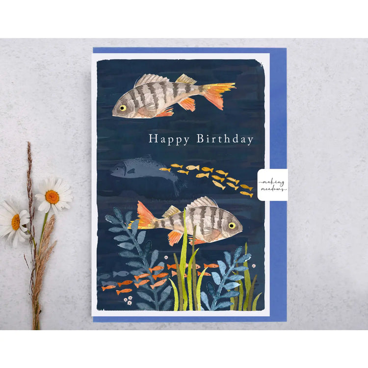 Happy Birthday Fish Greeting Card
