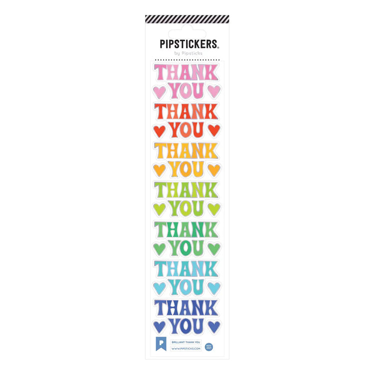 Brilliant Thank You Stickers