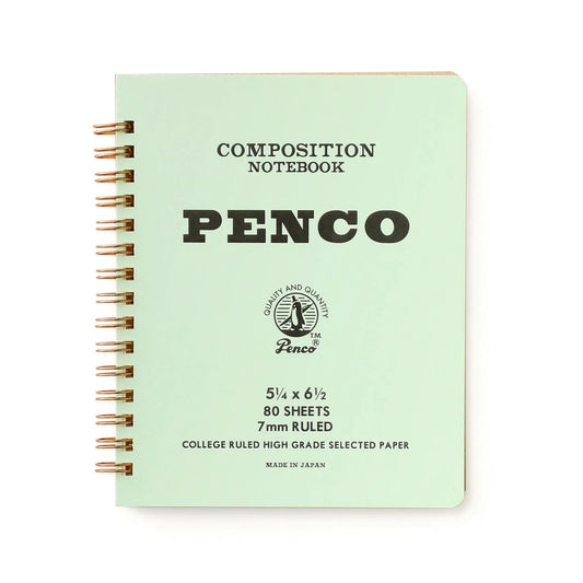 Medium Mint Coil Notebook
