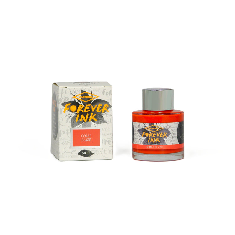 Coral Blaze Diamine Forever Ink