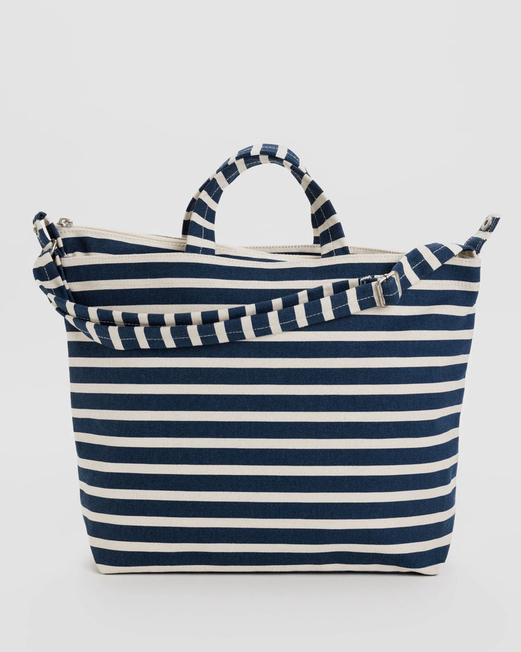 Navy Stripe Duck Bag