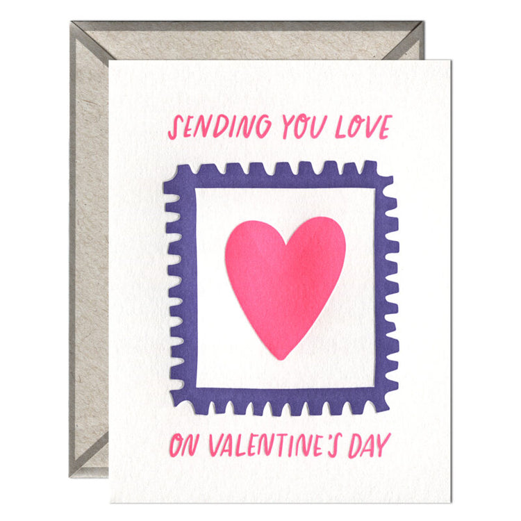 Sending Love Stamp