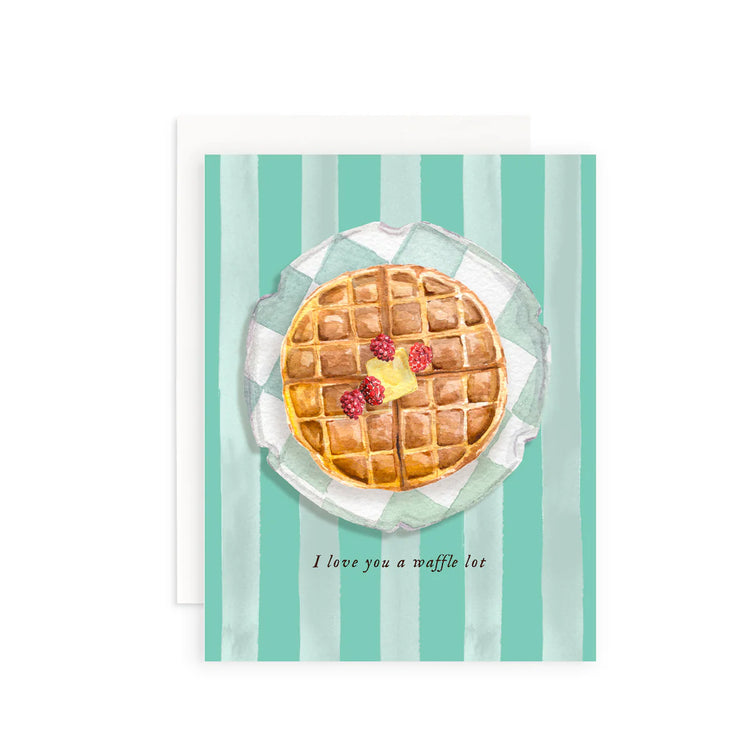 I Love You a Waffle Lot Card
