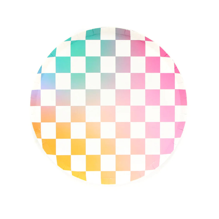 Ombre Checker Plate