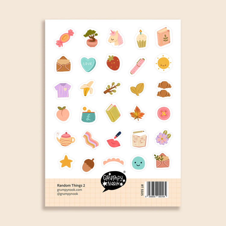 Random Things 2 Sticker Sheet