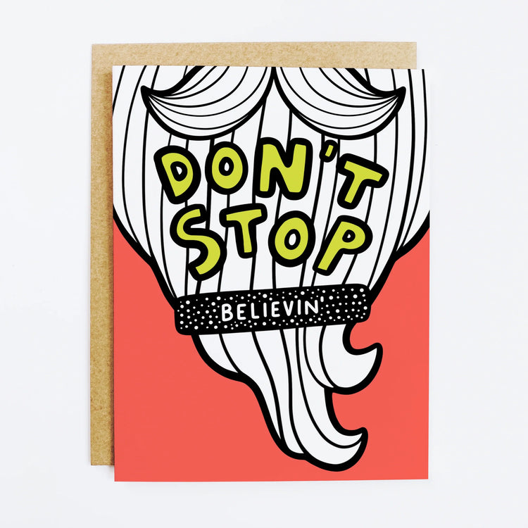 Don't Stop Believin' Card