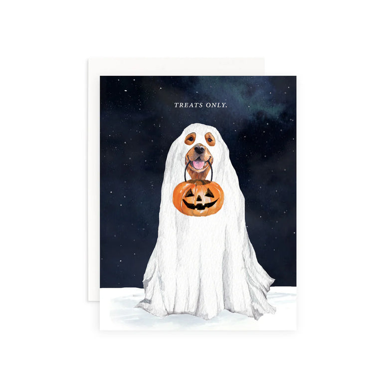 Treats Only Halloween Card